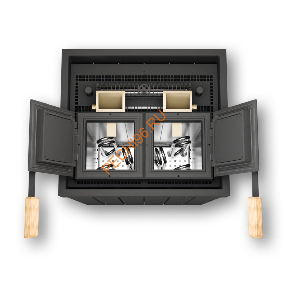 Электрическая паротермальная печь ФутуРус 2.0 10 кВт, металл Black