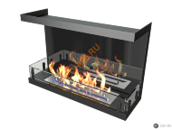 Биокамин ZeFire STANDART торцевой 700 со стемалитом Биокамин ZeFire STANDART торцевой 700 со стемалитом