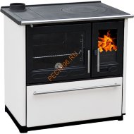 Чугунная печь-плита PLAMEN 850 GLAS белая Чугунная печь-плита PLAMEN 850 GLAS белая