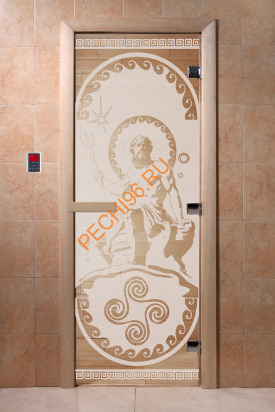 Дверь стеклянная DoorWood «Посейдон сатин», 1700х700 мм Дверь стеклянная DoorWood «Посейдон сатин», 1700х700 мм