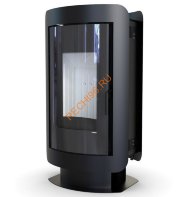Печь-камин DEFRO HOME OVAL, 9кВт черная сталь Печь-камин DEFRO HOME OVAL, 9кВт черная сталь