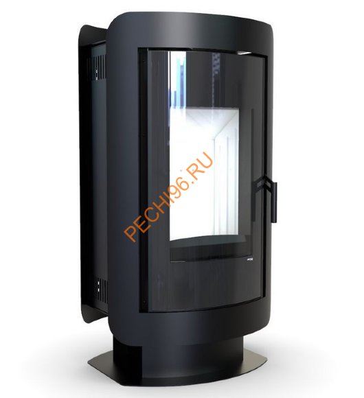 Печь-камин DEFRO HOME OVAL, 9кВт черная сталь Печь-камин DEFRO HOME OVAL, 9кВт черная сталь