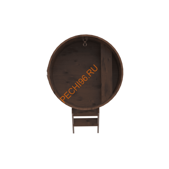 Купель для бани BentWood круглая из мореного дуба Рустик, D 1,17м Купель для бани BentWood круглая из мореного дуба Рустик, D 1,17м